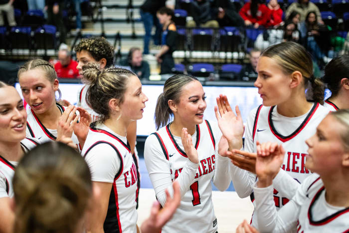 Clackamas Jesuit 6A Oregon girls basketball quarterfinal 2024 Naji Saker-129
